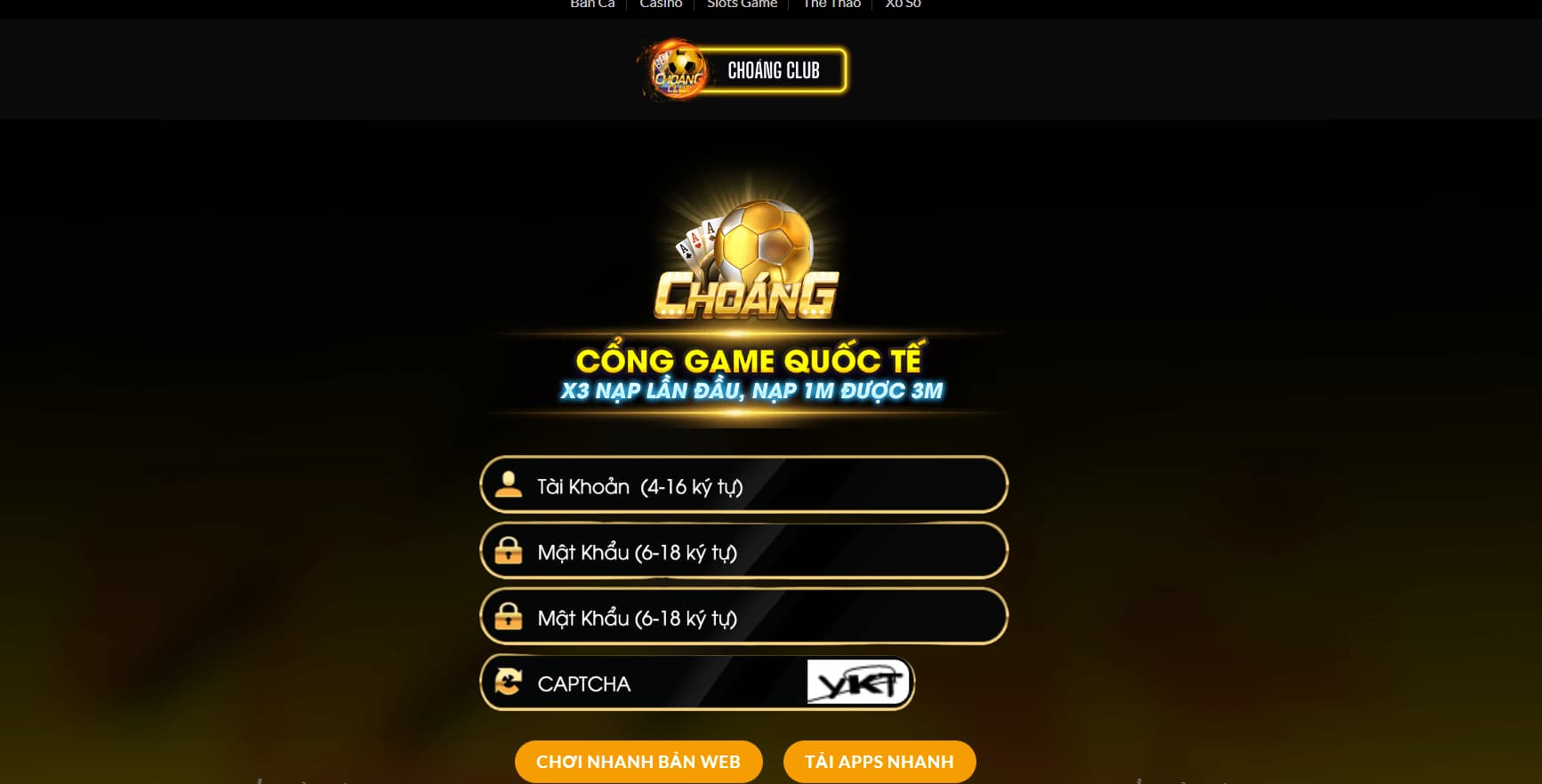 Hướng dẫn đăng ký nhà cái Choangclub